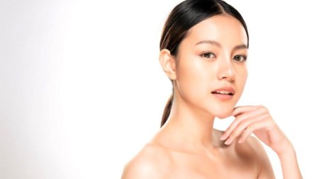 Азиатка лицо кожа