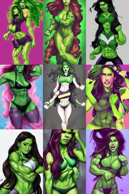 Женщина халк transformation