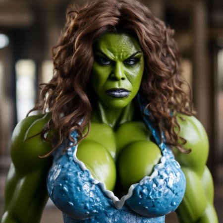 Калинка Фокс женщина Халк