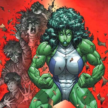 Дженнифер Уолтерс женщина Халк трансформация