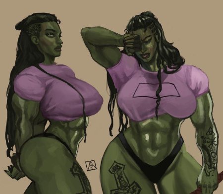 Женщина халк трансформация