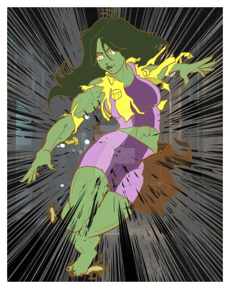 She hulk transformation