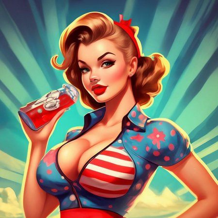 Девушка пинап