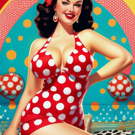 В стиле пин ап