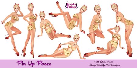Пин ап позы