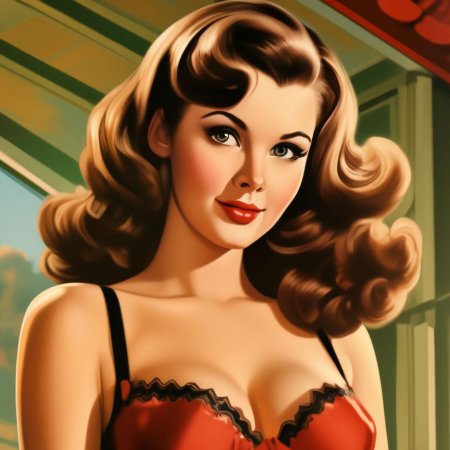 В стиле пин ап
