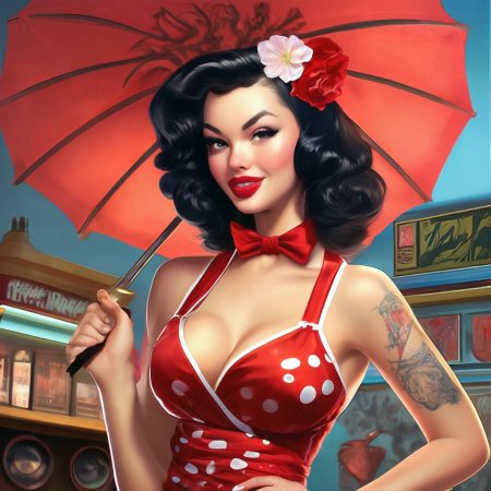 Девушки в стиле pin up