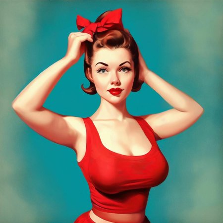 Девушка пинап