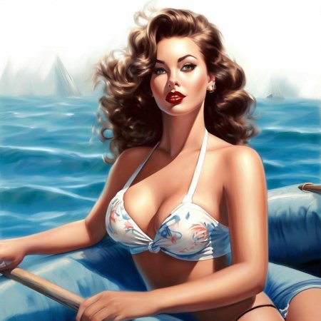 Пин ап девушка