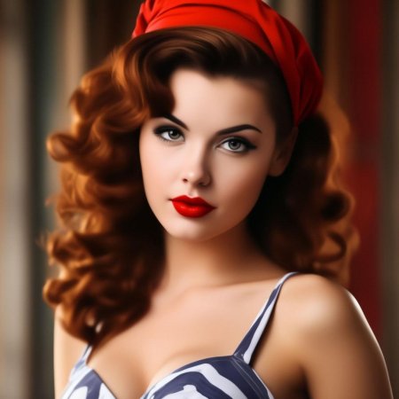 В стиле пин ап