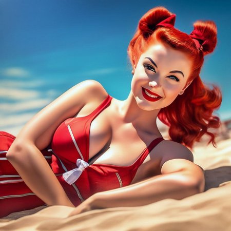 Пин ап девушка