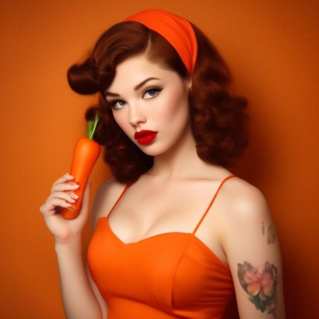 В стиле пин ап