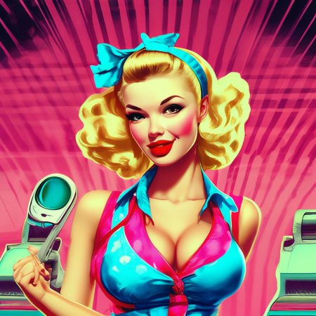 Девушка пинап
