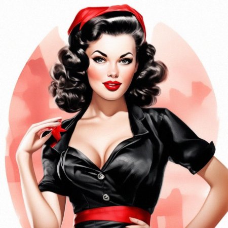 В стиле пин ап