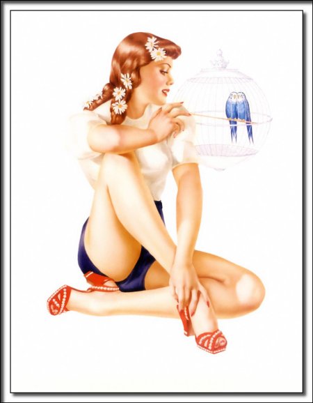 Картины Альберто Варгас пин ап