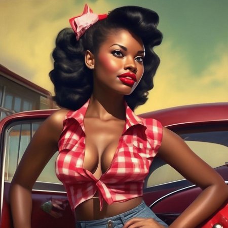 В стиле пин ап