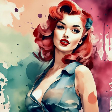 Рисунки в стиле пин ап