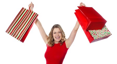 Женщина с покупками