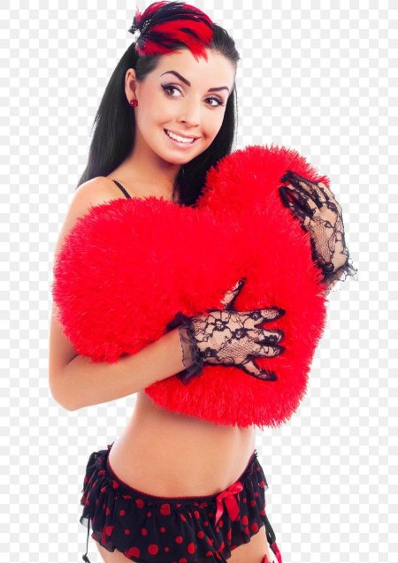 Женщина в боа