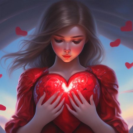 Сердце из груди девушки