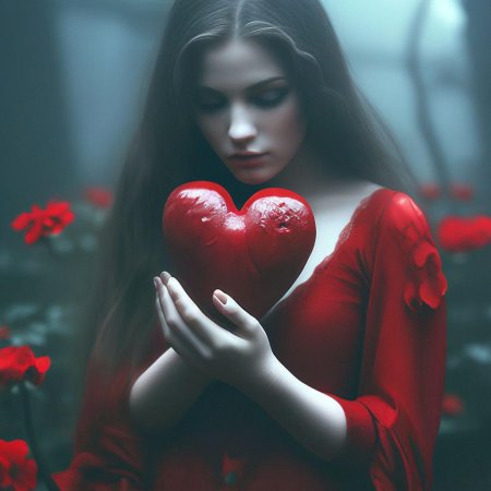 Девушка с сердцем