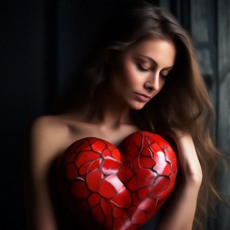 Девушка с сердцем