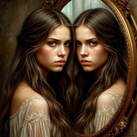 Зеркало девушки