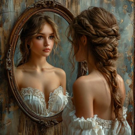 Девушка с зеркалом