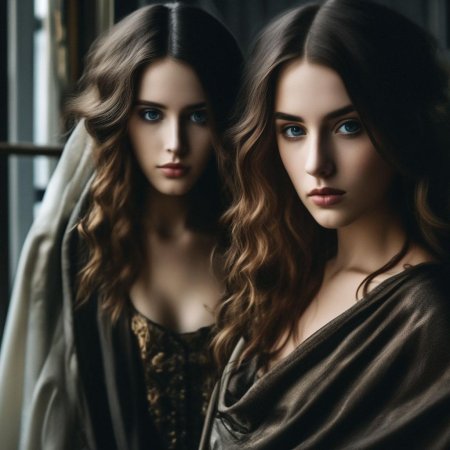 Отражение девушки