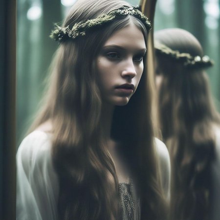 С длинными волосами