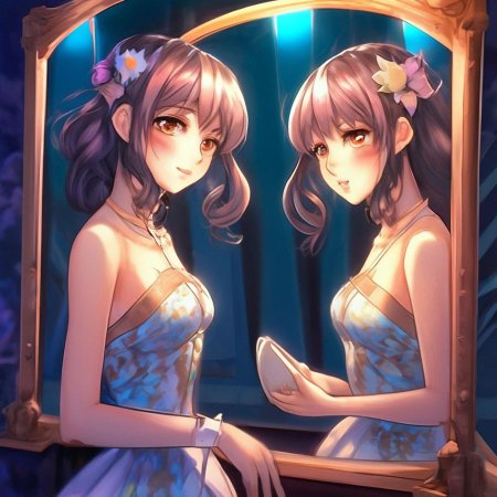 В стиле аниме