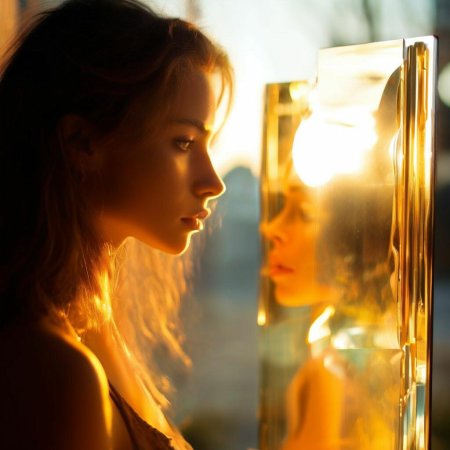 Девушка в профиль