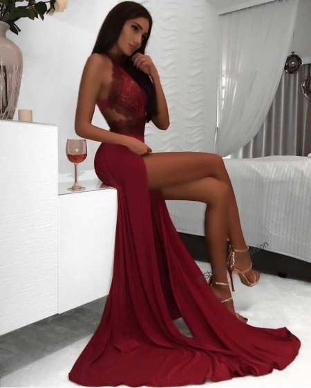 Красивые вечерние платья с разрезом