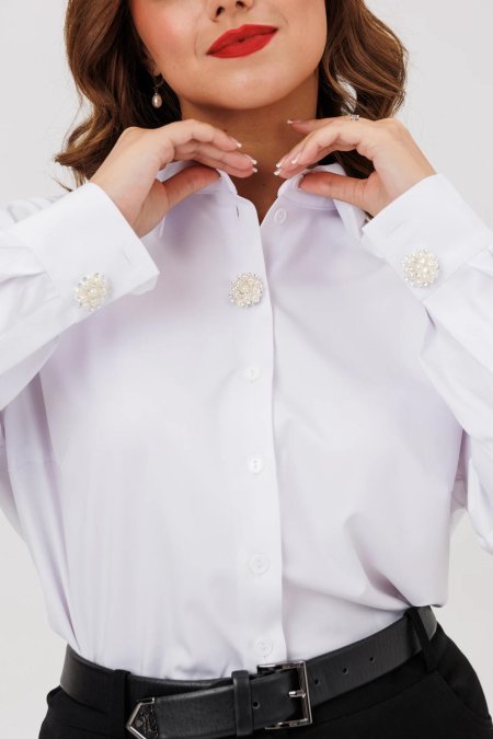 Белая рубашка женская