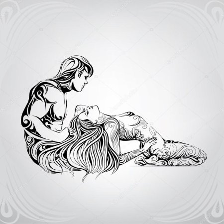 Влюбленные Графика