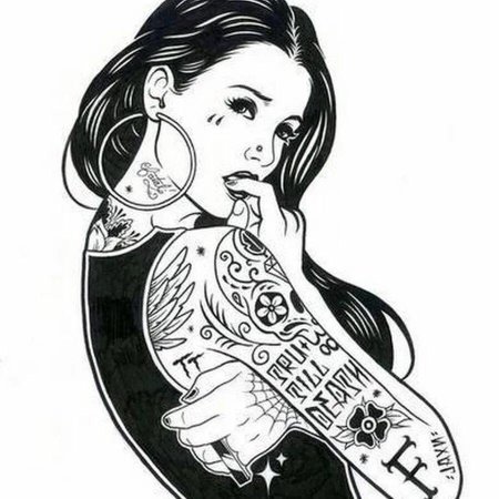 Эскизы тату для девушек