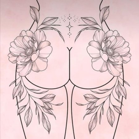 Цветок татуировка