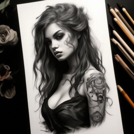 Рисунки девушек