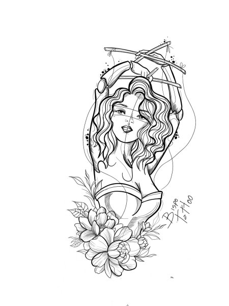 Эскиз татуировка