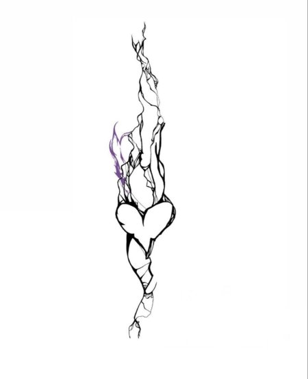 Тату эскиз для девушек