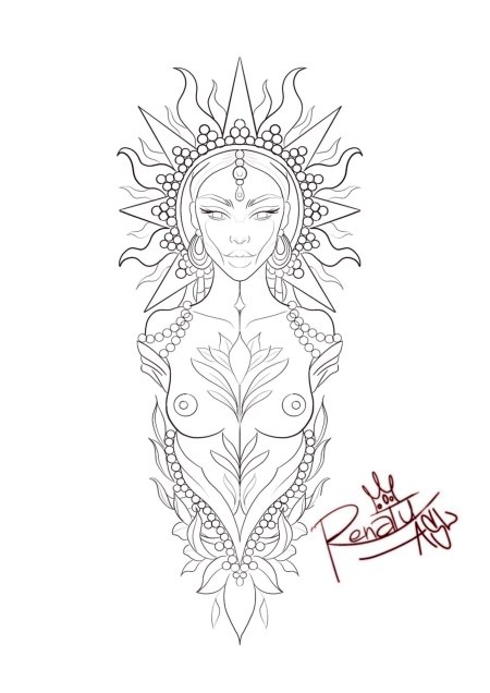 Тату богини