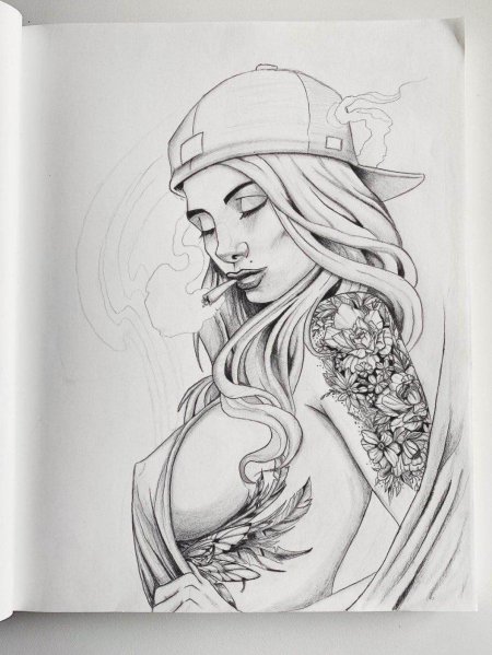 Эскизы тату для девушек