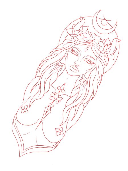 Эскиз для тату