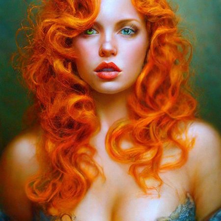 Рыжая красотка
