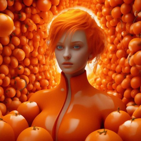 Девочка с апельсинами