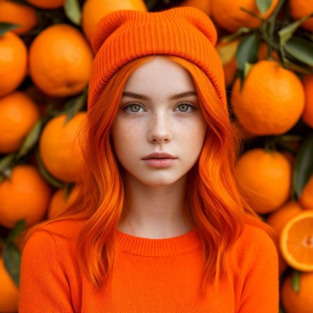 Orange girl