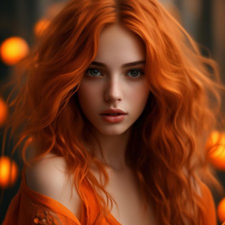 Девушка с рыжими волосами
