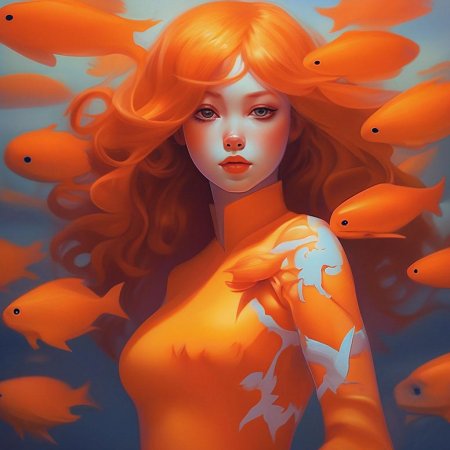 Девушка рыба