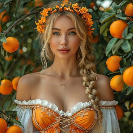 Модель блондинка