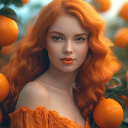 Девочка с апельсинами